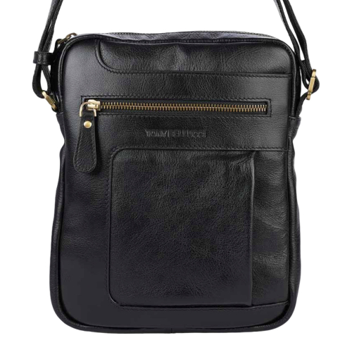 Сумка мужская кожаная Tony Bellucci T5225-1 черная