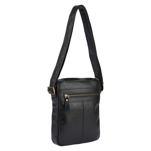 Сумка мужская кожаная Tony Bellucci T5225-1 черная