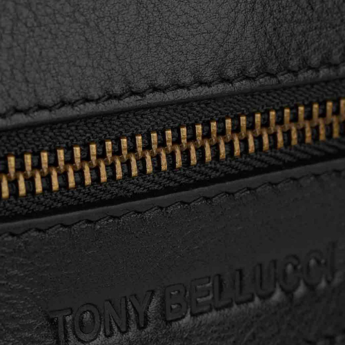 Сумка мужская кожаная Tony Bellucci T5225-1 черная