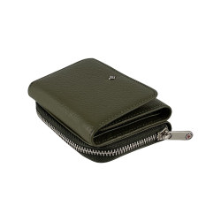 Кошелек женский кожаный Eminsa 2032 18-36 оливковый