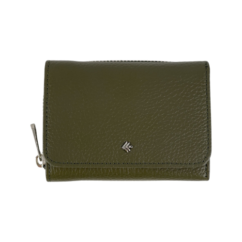 Кошелек женский кожаный Eminsa 2032 18-36 оливковый