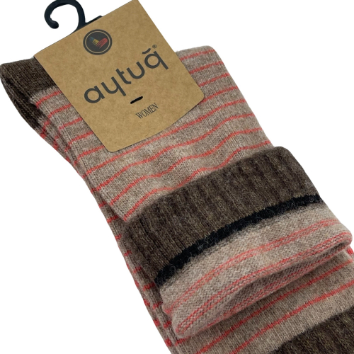 Шкарпетки жіночі Aytug 45023 Lambswool високі бежеві Size 36-40
