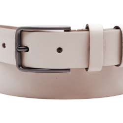 Ремінь чоловічий шкіряний Кремінь 01.35.00.238 120 см молочний