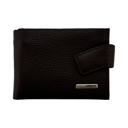 Кошелек-зажим для денег мужской кожаный Karya 0944-39 темно-коричневый