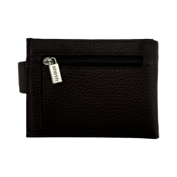 Кошелек-зажим для денег мужской кожаный Karya 0944-39 темно-коричневый