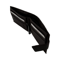 Кошелек-зажим для денег мужской кожаный Karya 0944-39 темно-коричневый