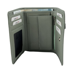 Кошелек женский кожаный Karya 2004-026 фисташковый