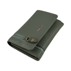 Кошелек женский кожаный Karya 2004-026 фисташковый