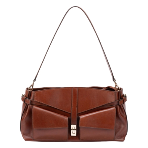 Сумка женская замшевая Enzo Nori EN1115-KR03 коричневая