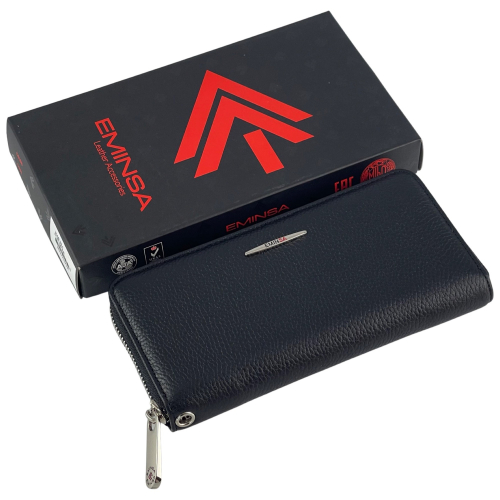 Гаманець жіночий шкіряний Eminsa 2159 18-1 чорний