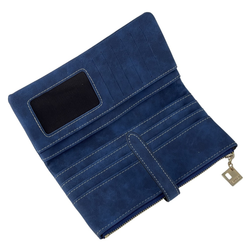 Гаманець жіночий під нубук Tauren 1287 синій