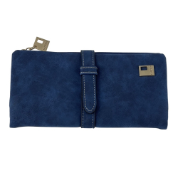 Гаманець жіночий під нубук Tauren 1287 синій