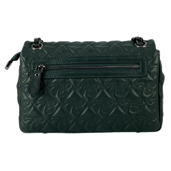 Сумка женская кожаная Tony Bellucci 0459-2010 темно-зеленая