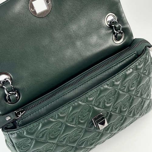 Сумка жіноча шкіряна Tony Bellucci 0459-2010 темно-зелена