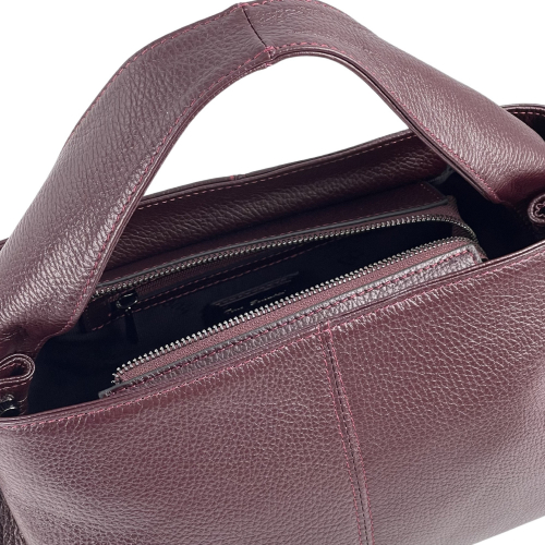 Сумка женская кожаная Tony Bellucci 0606-1905 бордовая