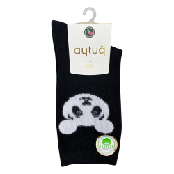 Шкарпетки жіночі Aytug Cotton 41080 високі чорні Size 36-40