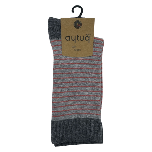 Шкарпетки жіночі Aytug 45023 Lambswool високі світло-сірі Size 36-40