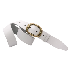 Ремінь жіночий шкіряний Кремінь 05.35.00.29 білий 125 см