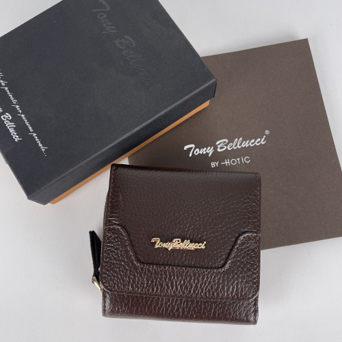 Гаманець жіночий шкіряний Tony Bellucci 864-286 темно-коричневий