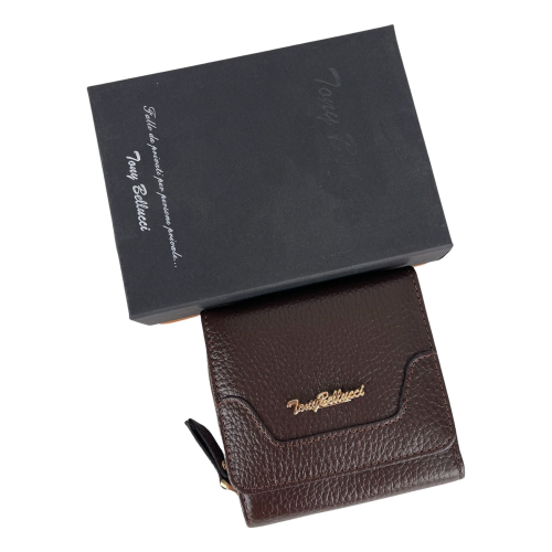 Гаманець жіночий шкіряний Tony Bellucci 864-286 темно-коричневий