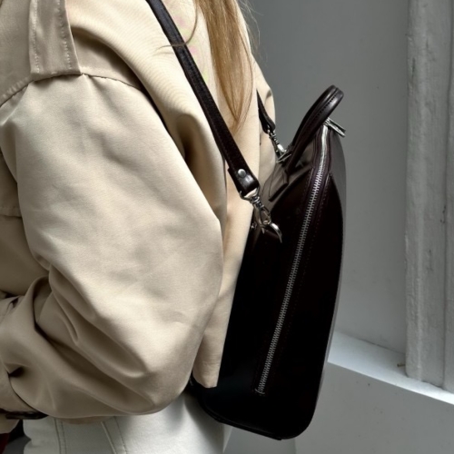 Рюкзак жіночий шкіряний Vito Torelli 1012 2115 темно-коричневий