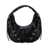 Сумка-хобо жіноча шкіряна Tony Bellucci 0953-281 чорна 