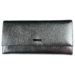 Кошелек женский кожаный Karya 1071-068 серебристый