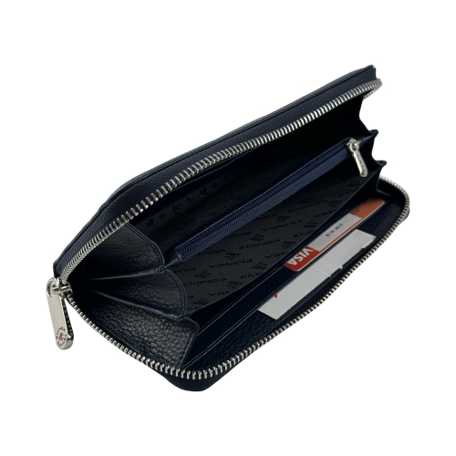 Кошелек женский кожаный Eminsa 2159 18-19 темно-синий