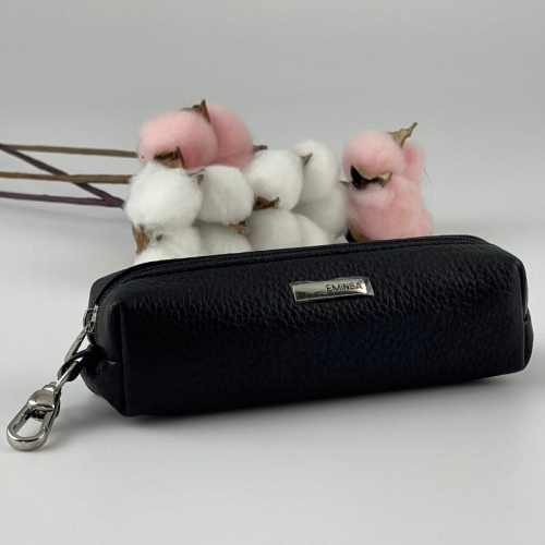 Ключниця шкіряна Eminsa 1549 18-1 чорна