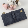 Гаманець жіночий під нубук Tauren 1287 темно-синій
