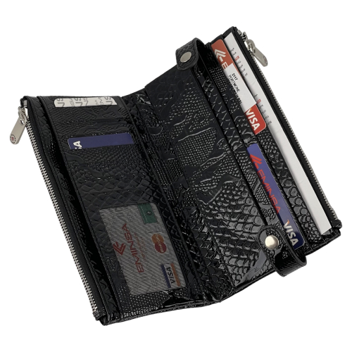 Кошелек женский кожаный Eminsa 2117 67-1 черный