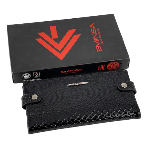Кошелек женский кожаный Eminsa 2117 67-1 черный