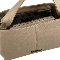 Сумка женская кожаная Tony Bellucci 0606-201-1 светло-бежевая