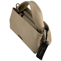 Сумка женская кожаная Tony Bellucci 0606-201-1 светло-бежевая