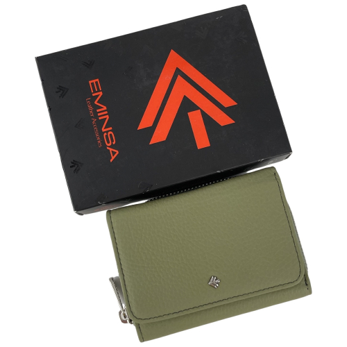 Гаманець жіночий шкіряний Eminsa 2032 9-38 м'ятний