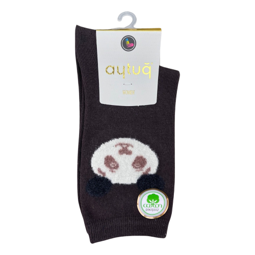 Шкарпетки жіночі Aytug Cotton 41080 високі коричневі Size 36-40