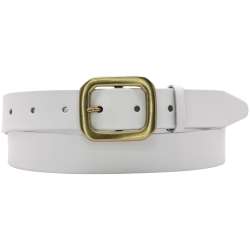 Ремінь жіночий шкіряний Кремінь 05.35.00.15 білий 120 см