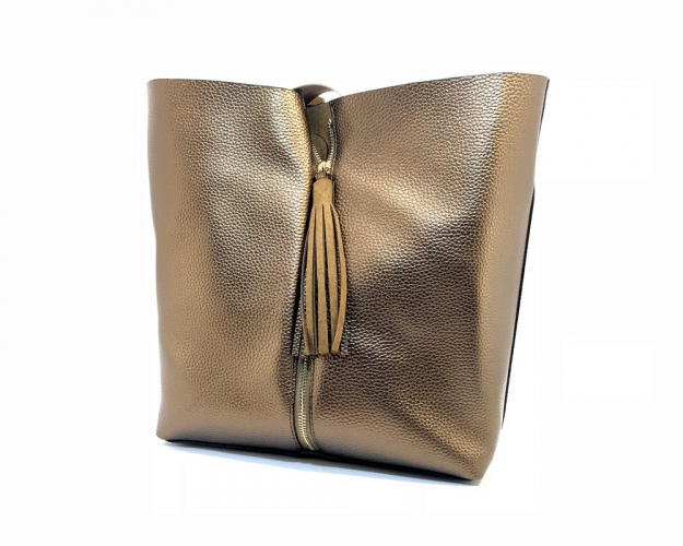Сумка женская Vienca B1759 темно-золотистая фото 1