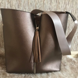 Сумка жіноча Vienca B1759 темно-золотиста