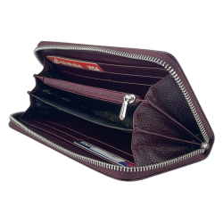 Кошелек женский кожаный Eminsa 2159 37-6 бордовый