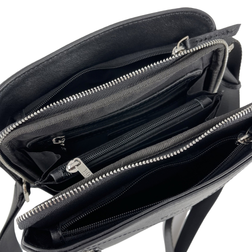 Сумка чоловіча шкіряна Bond Non 1019-1 чорна