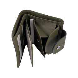 Кошелек женский кожаный Eminsa 2154 11-36 оливковый