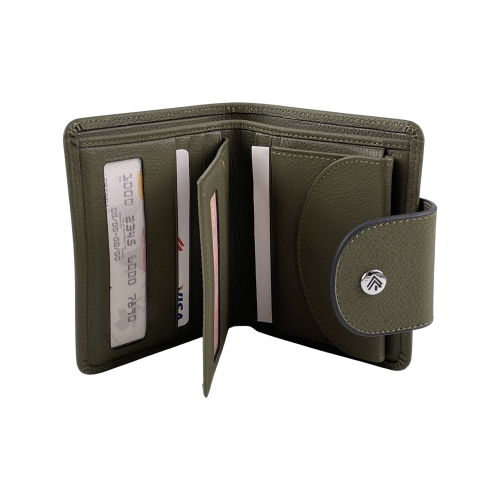 Гаманець жіночий шкіряний Eminsa 2154 11-36 оливковий