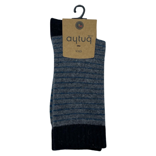 Шкарпетки жіночі Aytug 45023 Lambswool високі темно-сірі Size 36-40