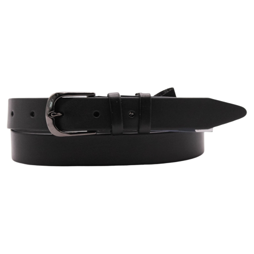 Ремінь жіночий шкіряний Кремінь 05.30.00.108 чорний 120 см