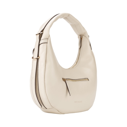 Сумка-хобо жіноча шкіряна Tony Bellucci 0953-201 молочна