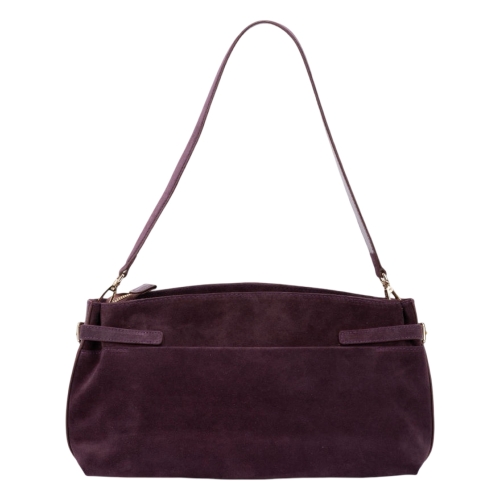 Сумка женская замшевая Enzo Nori EN1115-1107 сливовая
