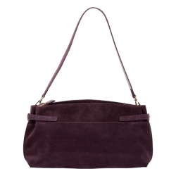Сумка женская замшевая Enzo Nori EN1115-1107 сливовая