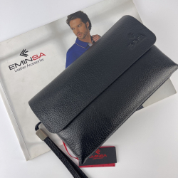 Клатч мужской кожаный Eminsa 5100 37-1 черный