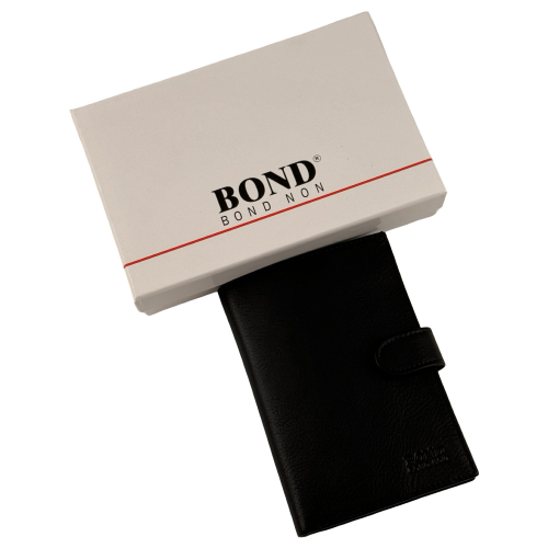 Гаманець чоловічий шкіряний Bond 509-1 чорний 